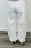 Risen White Tummy Control Cloud Nine Barrel Jeans (Reg & Plus)
