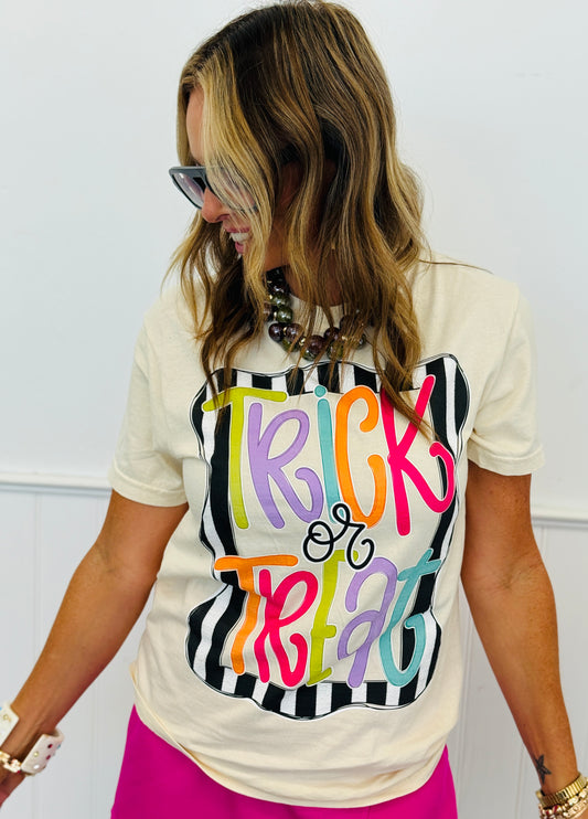Trick or Treat Tee (Reg. and Plus)
