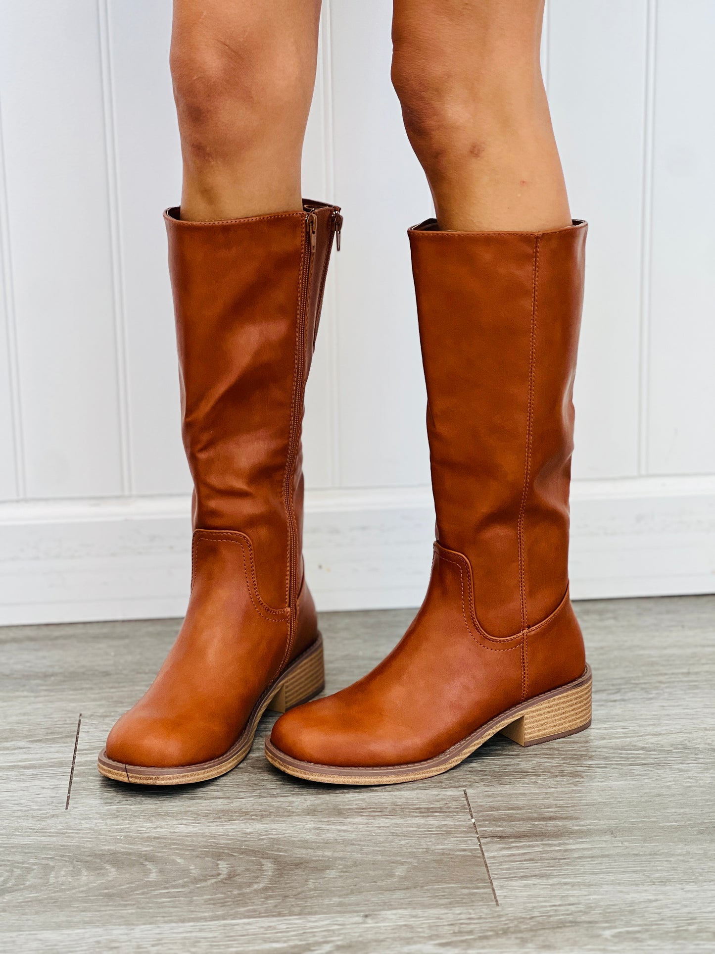 The Jojo Boots in New Tan