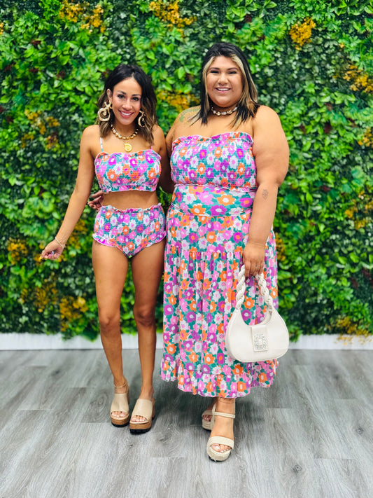 Floral Multi Amalfi Blooms Swim Set (Reg. & Plus)