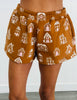 Light Brown Ginger House Sweatshirt/Shorts Set (Reg.)