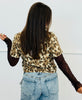Lace Long Sleeve Layered Leopard Tee (Reg.) - 2 Colors
