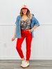 Risen Partial To Scarlet Joggers (Reg & Plus)