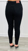 Judy Blue Black Raw Hem Skinny Jeans (Reg. and Plus)