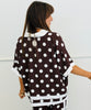 Chocolate/White Polka Dot Shirt & Pants Set (Reg & Plus)