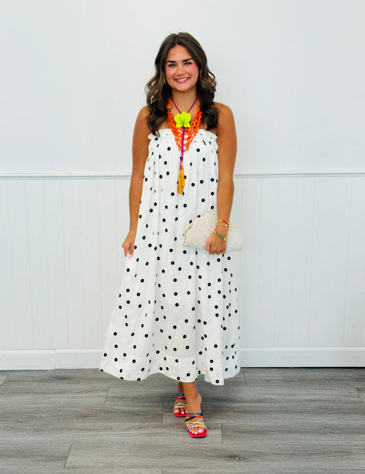 Polka Dot Midi Dress (Reg. and Plus)