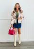 Floral Printed Button Up Top (Reg.)