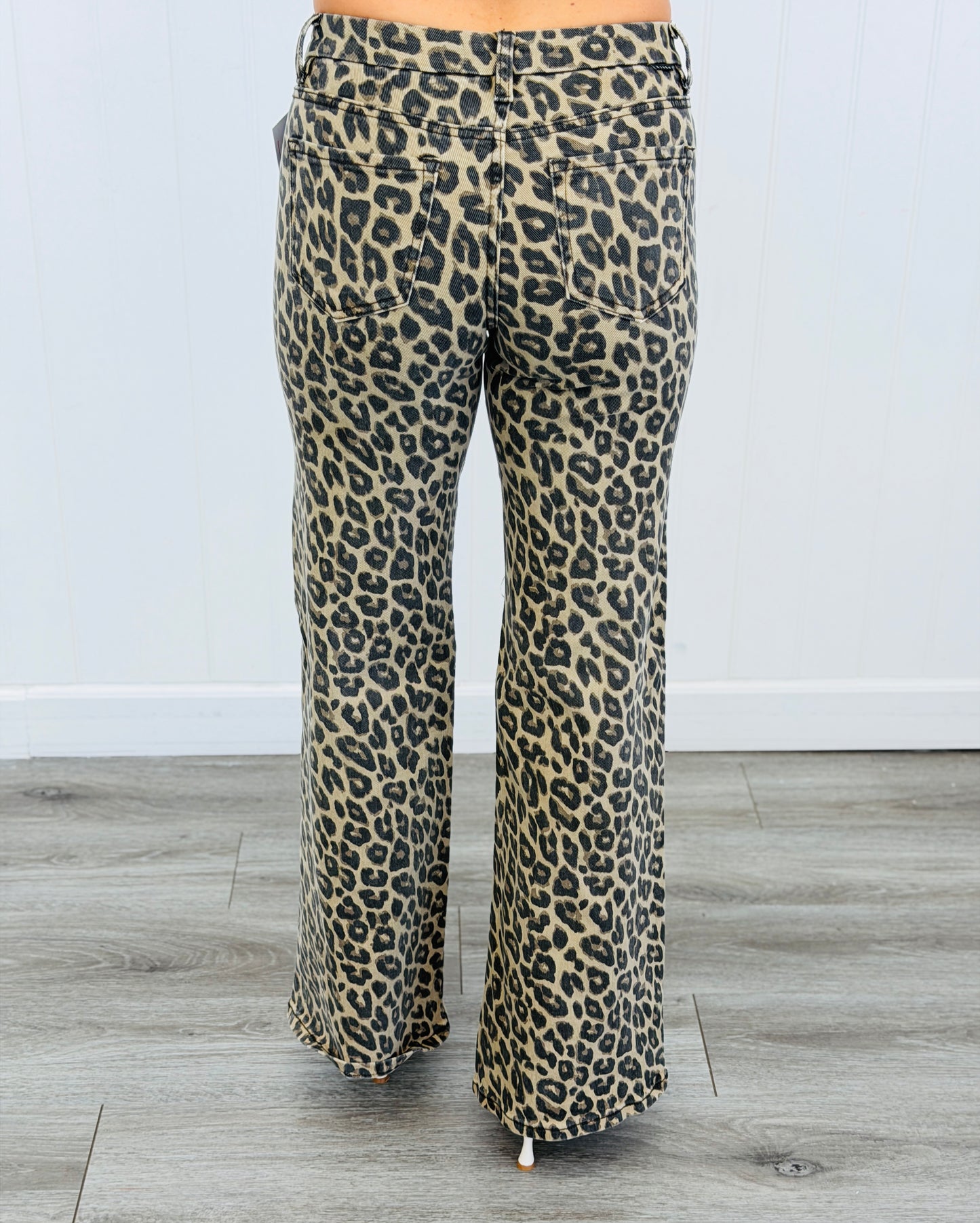 Risen Fit To Perfection Coffee Leopard Jeans (Reg.)