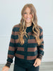 Striped Button Up Cardigan (Reg) - 3 Colors