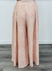 Beige Deer Print Palazzo Pants (Reg. and Plus)
