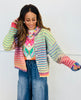 Rainbow Striped Sweater Cardigan (Reg.)