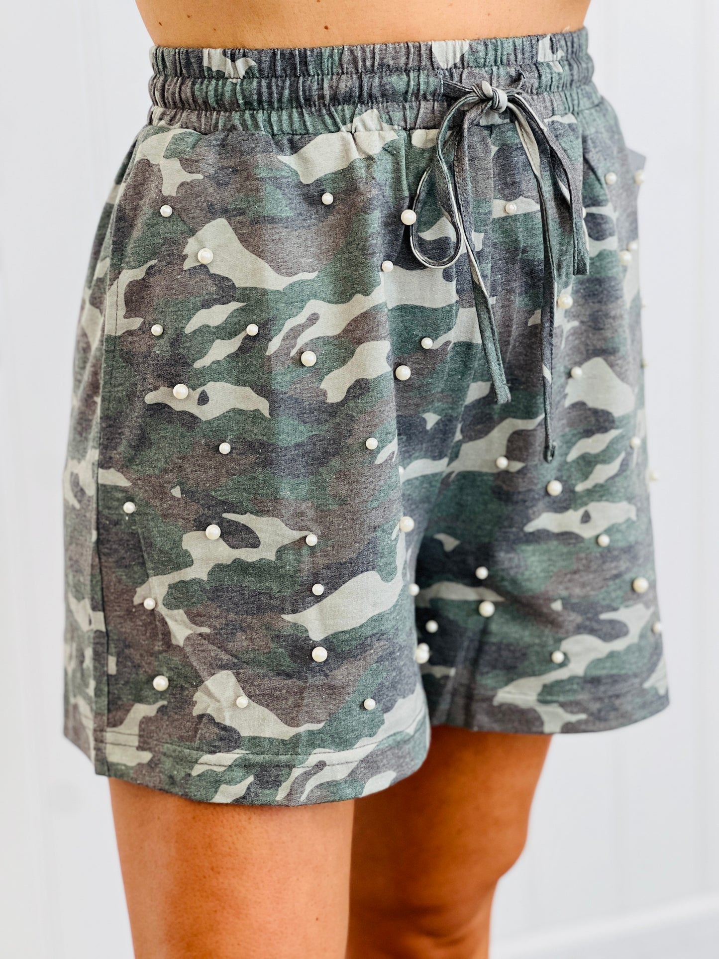 Camo Sweatshirt & Short Set (Reg & Plus)