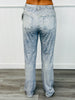 Light Acid Wash Denim Boot Cut Jeans (Reg.)