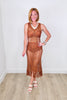 Rust High-waist Tie Back Bikini Two Piece Swimsuit (Reg.)