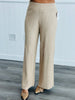 Oatmeal Ribbed Knit Pants (Reg & Plus)