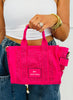 Jeweled Mini Canvas Tote Bag (6 colors)
