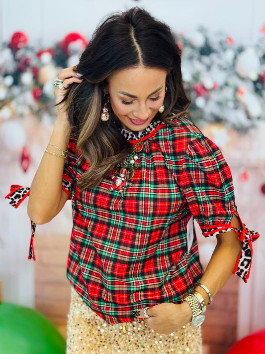 Lana Top- Plaid & Prowl (Reg. and Plus)