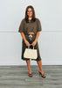 Brown Polka Dot Top & Crop Pants Set (Reg.)