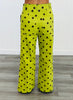 Olive Polka Dot Wide Leg Pants (Reg.)