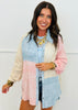 Pastel Bandana Patchwork Blouse (Reg & Plus)