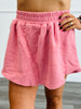 Dusty Pink Ruffled Skort (Reg)