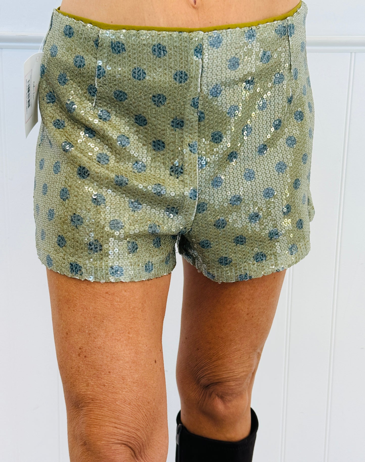Polka Dot Sequin Shorts (Reg.) - 3 Colors