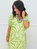 Matcha Zebra Print Maxi Dress (Reg.)