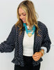 Polka Dot Windbreaker Zip Up Jacket (Reg.) - 2 Colors