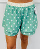 Polka Dot Contrast Shorts (Reg. and Plus) - 3 Colors