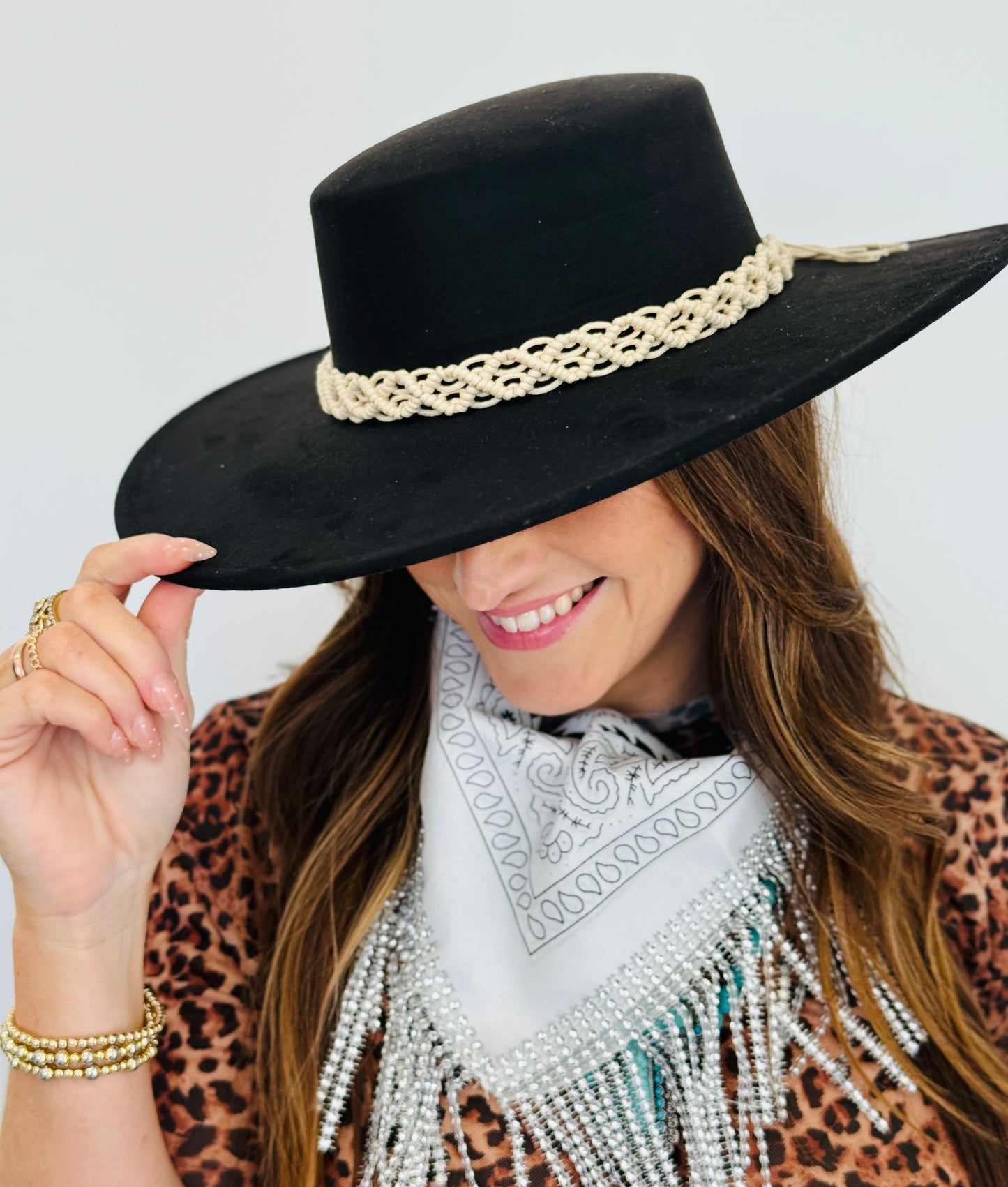 Faux Suede Boater Hat (3 colors)