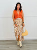 Orange Textured Knit Button Up Vest (Reg. and Plus)