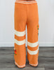 Orange Multi Contrast Stripe Wide Leg Pants (Reg.)