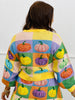 Queen Of Sparkles Pastel Colorblock Pumpkin Button Up Cardigan (Reg. and Plus)