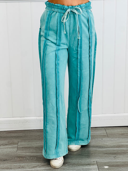 Oli & Hali Aqua Seam Exposed Pants (Reg.)