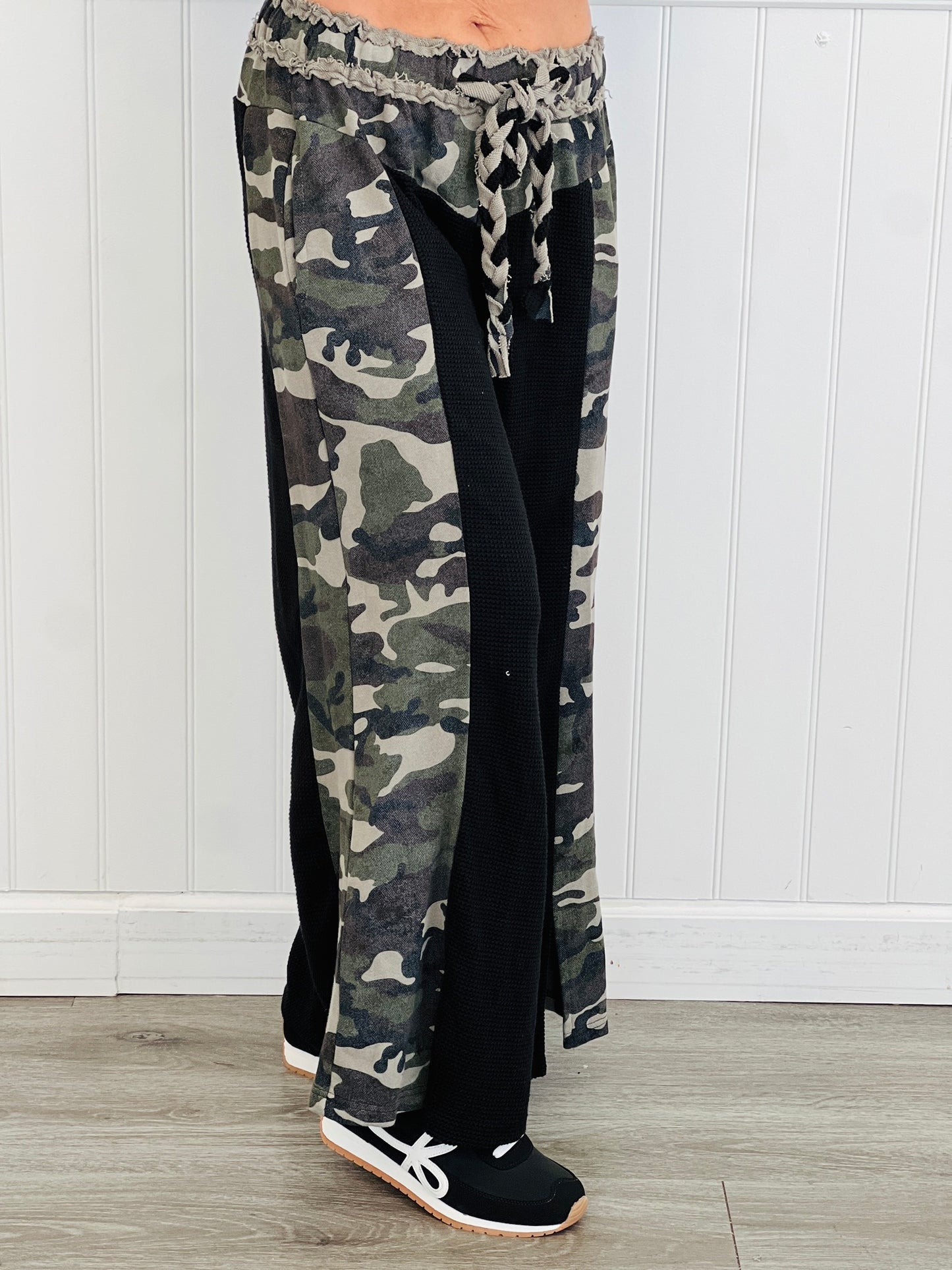 POL Black Camo Block Pants (Reg.)