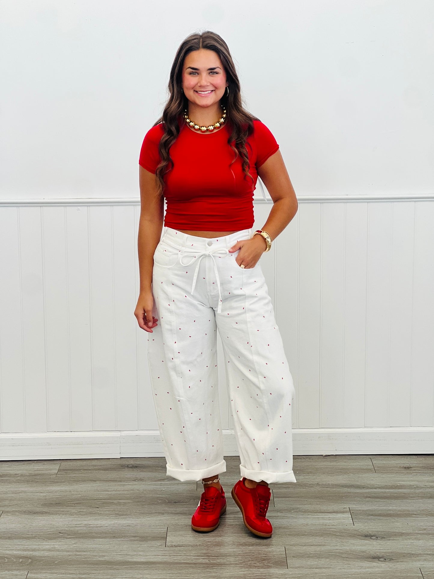 Soft Crop Tee Top (Reg.)-5 Colors