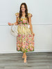 Spring Rose Garden Midi Dress (Reg & Plus)