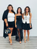 Black Satin Lace Maxi Dress (Reg.)