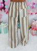 Bold Striped Wide Leg Pants (Reg.) - 2 Colors