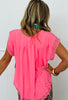 Semi Sheer Rhinestone Top (Reg. and Plus)-4 Colors