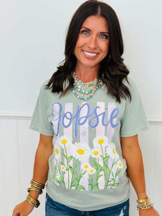 Oopsie Daisy Graphic Tee (Reg. and Plus)