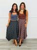 Plaid Midi Handkerchief Skirt (Reg.)-2 Colors