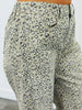 Taupe Grey Animal Print Barrel Pants (Reg.)
