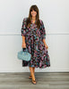 Brown Paisley Boho Maxi Dress (Reg & Plus)