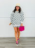 Polka Dot Hoodie Sweatshirt & Shorts Set (Reg.)