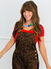 Leopard Print Jumpsuit (Reg. and Plus)