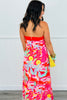 Pink Multi Floral Strapless Maxi Dress (Reg.)