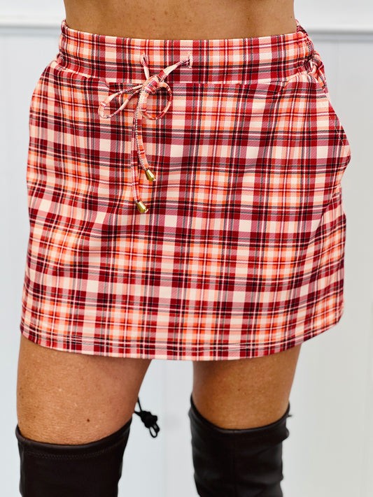 Thankful Plaid Skort (Reg. & Plus)