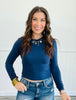 Crop It Long Sleeve Tee (Reg)-3 Colors