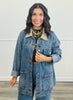 Denim Studded Barn Jacket (Reg.)